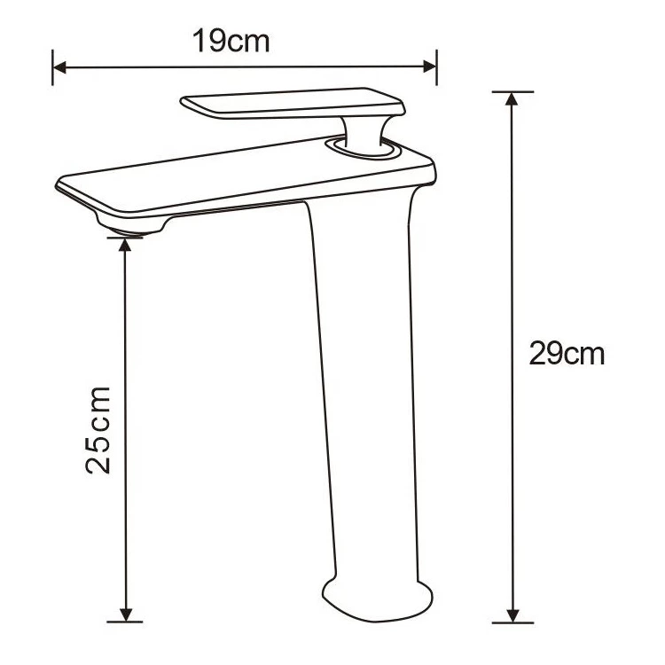Bathroom Basin Taps Single Handle Tub Faucet
