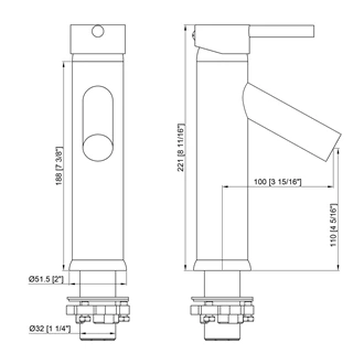 Brass Bathroom Faucets Chrome Single Hole Bathroom Faucet
