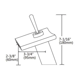 Europe Wholesale - Hot & Cold Brass Waterfall Tap - Glass Outlet, Deck Mount