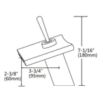 Premium Hot & Cold Brass Waterfall Sink Tap - Glass Spout, Deck Mounted Europe