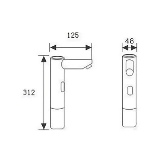 European B2B Supplier: Brass AC/DC Hot & Cold Automatic Basin Faucet