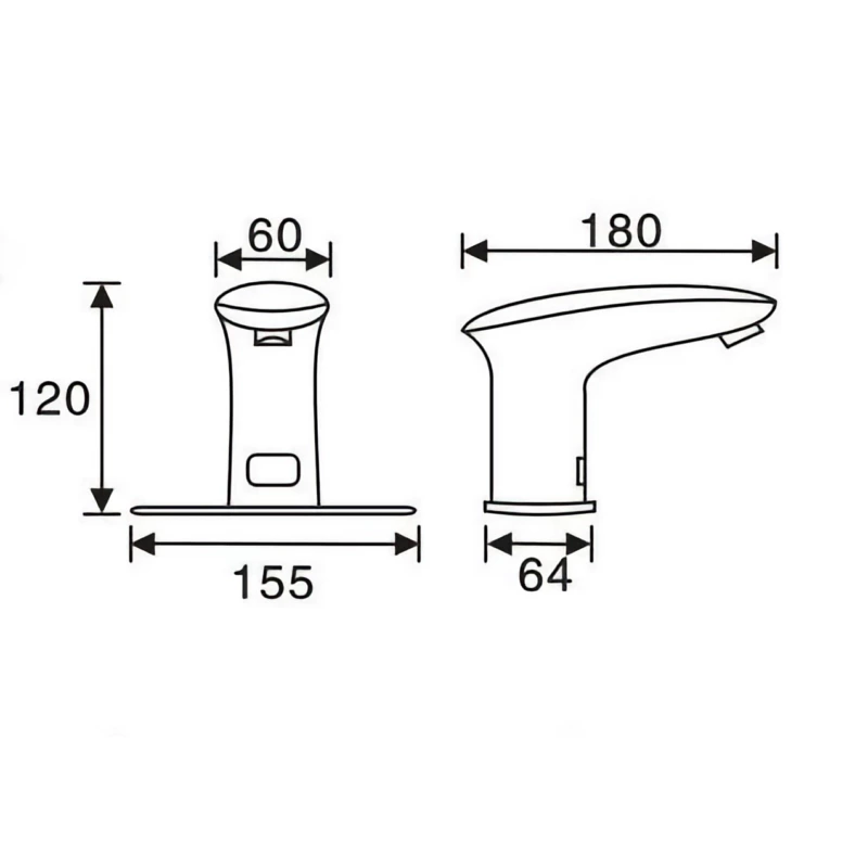 Commercial Copper Sensor Basin Tap AC/DC