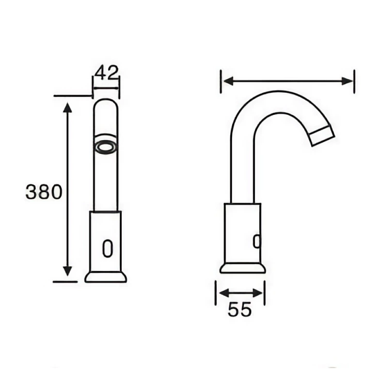 Manufacturer: Wholesale Copper AC/DC Touchless Hot Cold Basin Tap