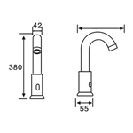 Manufacturer: Wholesale Copper AC/DC Touchless Hot Cold Basin Tap