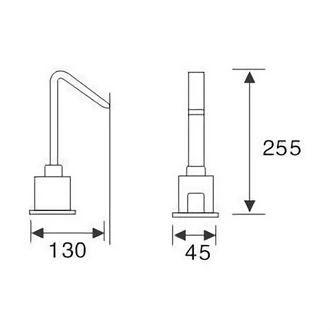 Touchless Sensor Mixer Commercial Brass AC/DC Powered Hot & Cold Automatic Tap