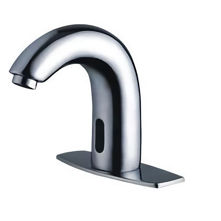 brass automatic sensor tap hot cold basin taps