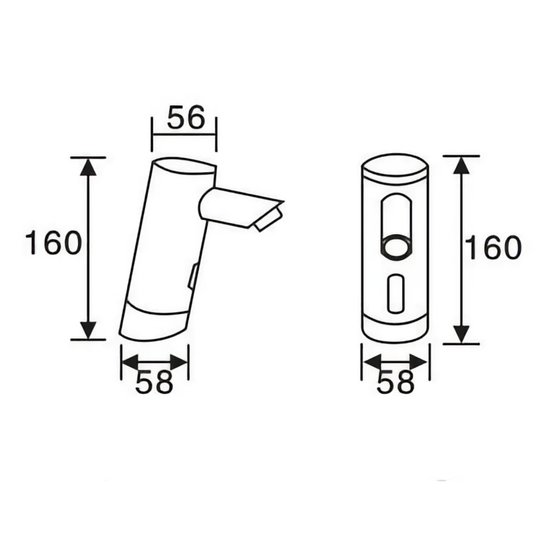 automatic sensor faucet brass hands free water tap hot and cold