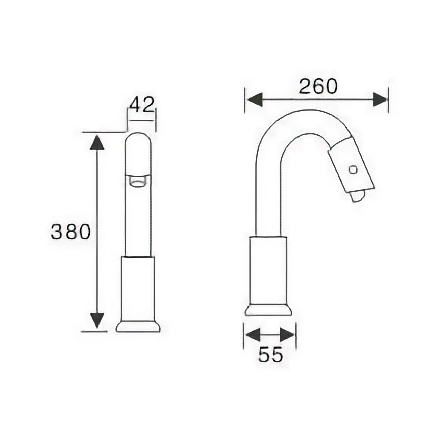 automatic sensor tap manufacturer copper automatic sensor basin tap