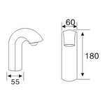 automatic sensor tap copper automatic sensor basin tap B2B Brass Sensor Tap