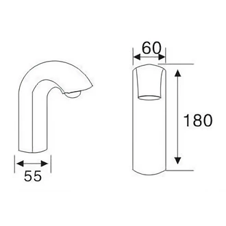 automatic sensor tap copper automatic sensor basin tap B2B Brass Sensor Tap