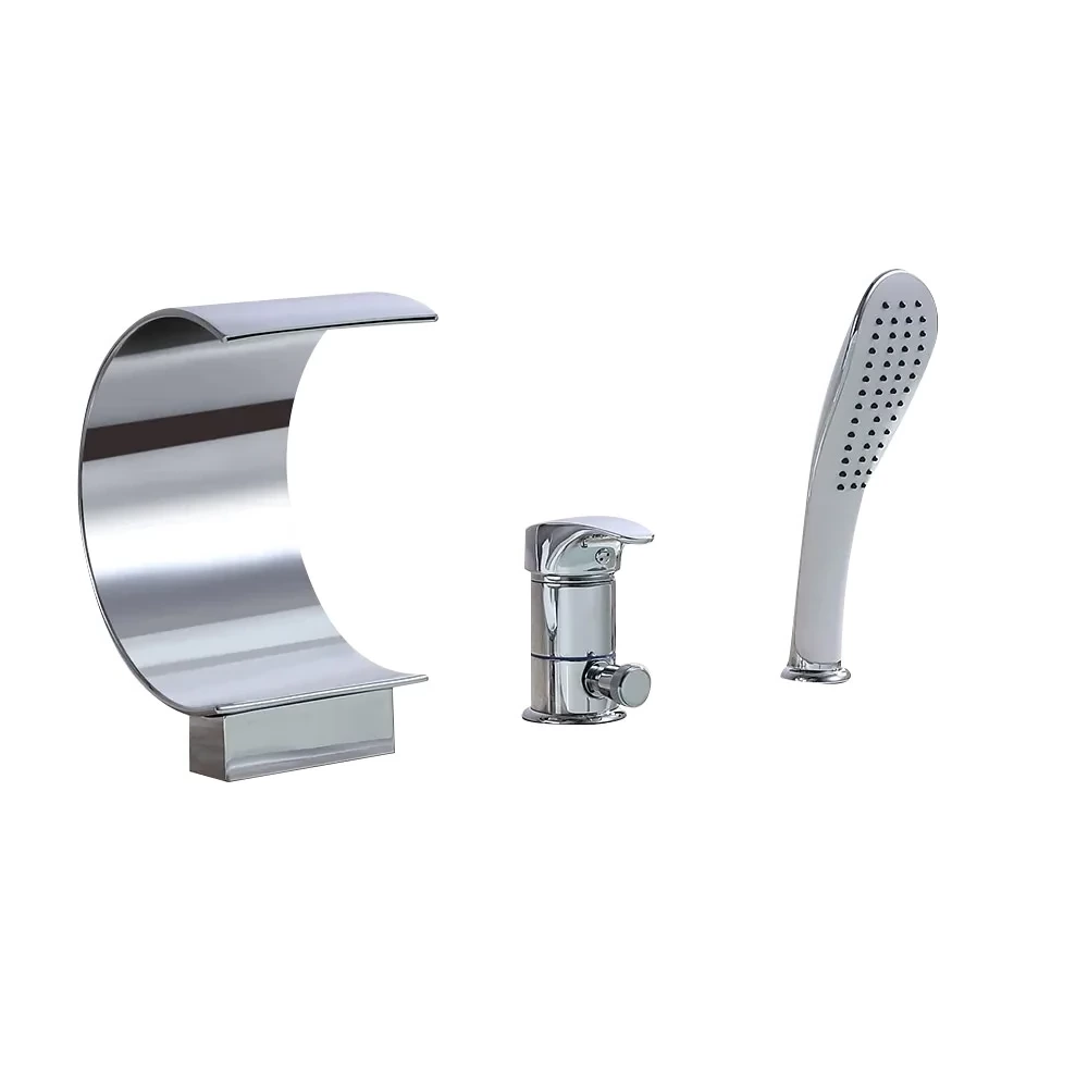 Deck mounted bathtub faucet bathtub mixer widespread sink faucet