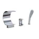 Deck mounted bathtub faucet bathtub mixer widespread sink faucet