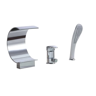 Deck mounted bathtub faucet bathtub mixer widespread sink faucet