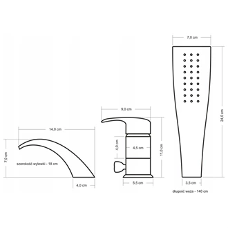Deck mounted bathtub faucet bathtube mixer bath shower set