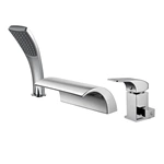 bath shower set bathtube mixer Deck mounted bathtub faucet