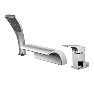 bath shower set bathtube mixer Deck mounted bathtub faucet