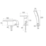 bath shower set bathtube mixer Deck mounted bathtub faucet
