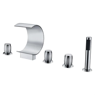 bath shower set Deck mounted bath tub faucet mixer kit