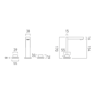 barss widespread bathroom faucet Basin faucet bathroom taps