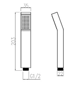 Hand shower water filtering shower head
