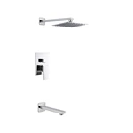 Bathroom rainfall Brass shower set Concealed shower system