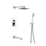 Concealed shower set wall mounted shower set rainshower shower head