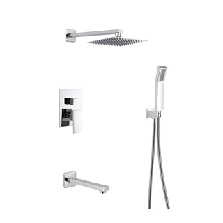Concealed shower set wall mounted shower set rainshower shower head