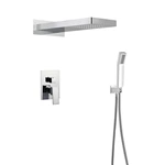 Concealed shower set shower mixer set Chrome shower head