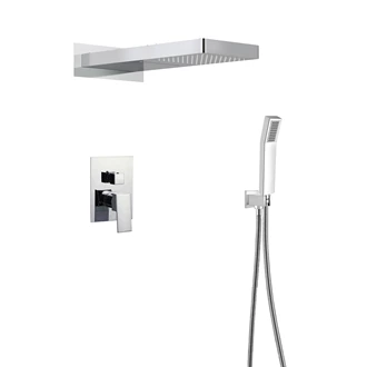 Concealed shower set shower mixer set Chrome shower head