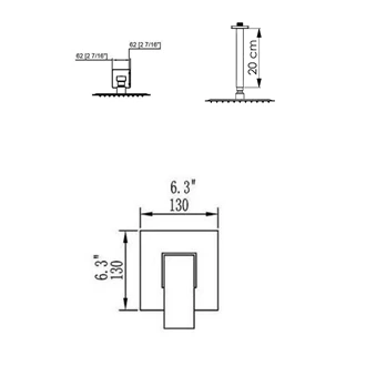 Concealed shower system handheld and shower and bath tap sets