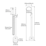 Free standing bathtub faucet bathtub mixer