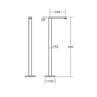Free standing bathtub faucet bathtub mixer