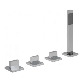 Deck mounted bathtub faucet bath shower and mixer tap