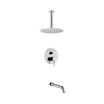 Concealed shower system shower and faucet set shower water softener