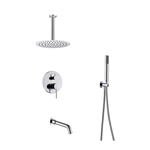 Ceiling mounted shower set mixer tap shower and bath tap sets