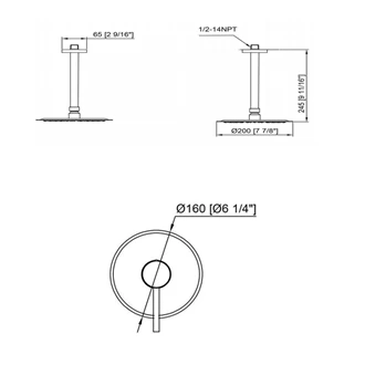 Concealed shower system Concealed shower set shower and faucet set