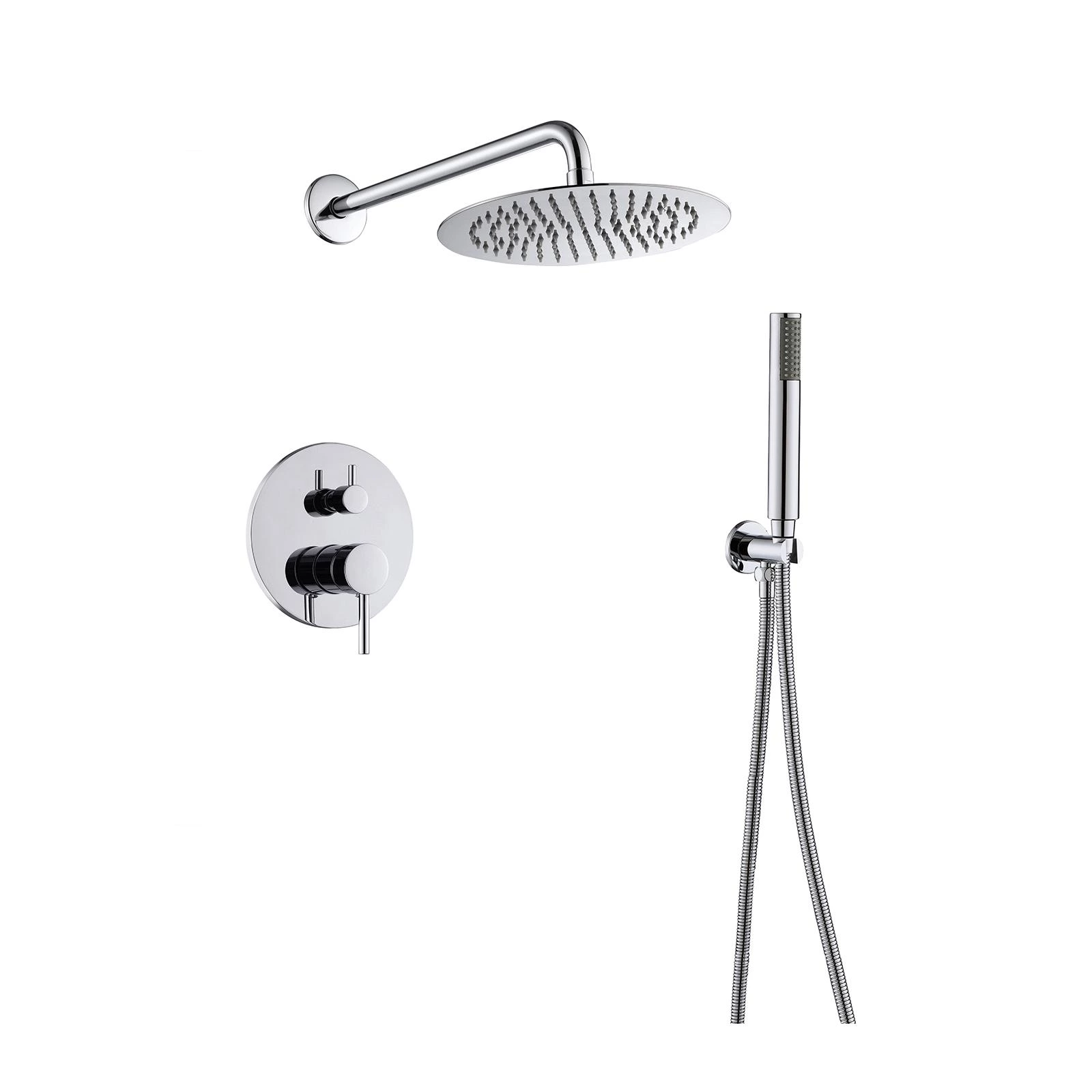 wall mounted shower rainfall Concealed shower set