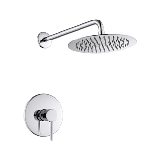 wall mounted shower system Concealed shower set rainfall