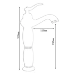 Bathroom taps Brass Antique bathroom faucet tap mixer
