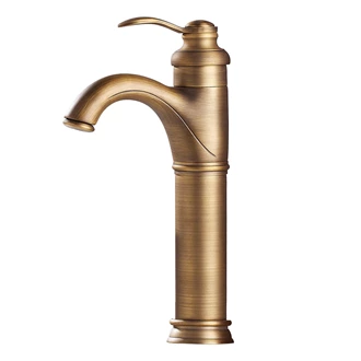 Brass Antique faucet bathroom sink faucets single hole