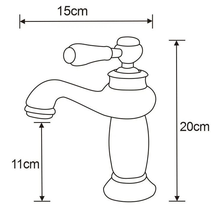 Brass Antique bathroom basin taps Basin faucet