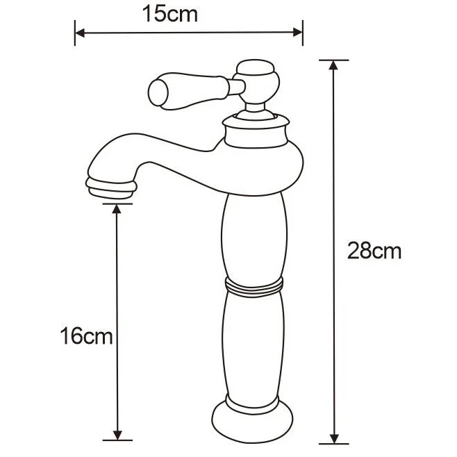 Antique brass tap Brass bathroom faucet basin faucet