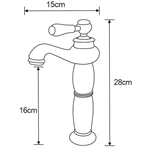 Antique brass tap Brass bathroom faucet basin faucet