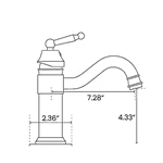 Brass Antique bathroom sink mixer taps Basin faucet