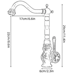 European Wholesalers: Antique Brass Sink Mixer Tap, Single Handle, Deck Mounted