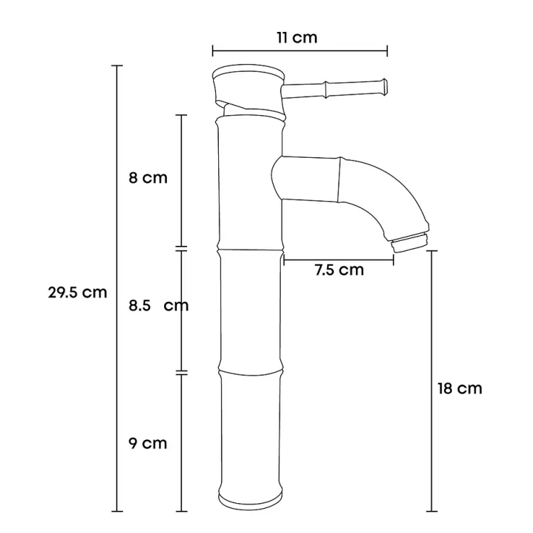 Bathroom Basin taps antique brass faucet single hole