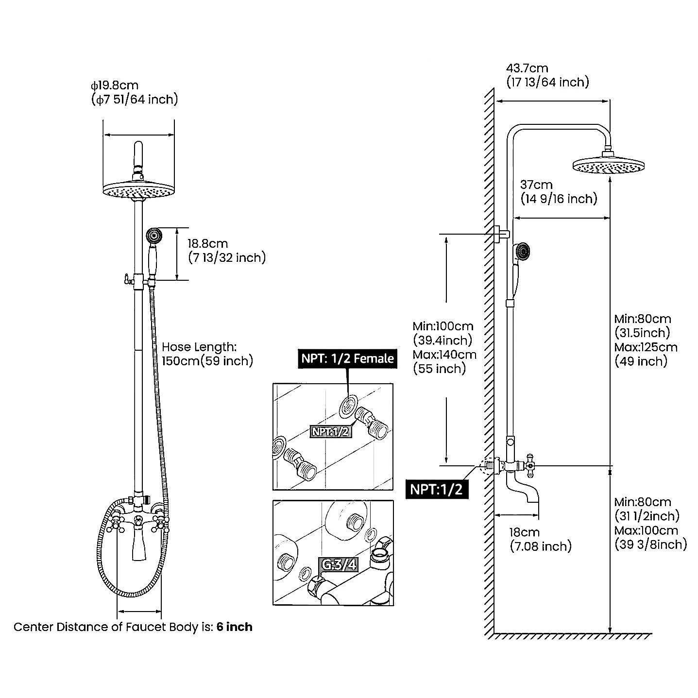 shower system brass shower set shower and bath tap sets