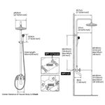 shower system brass shower set shower and bath tap sets