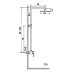 Shower system shower head and handheld shower combo