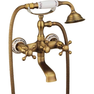 Brass bathtub Faucet bathtub Faucet Antique shower set
